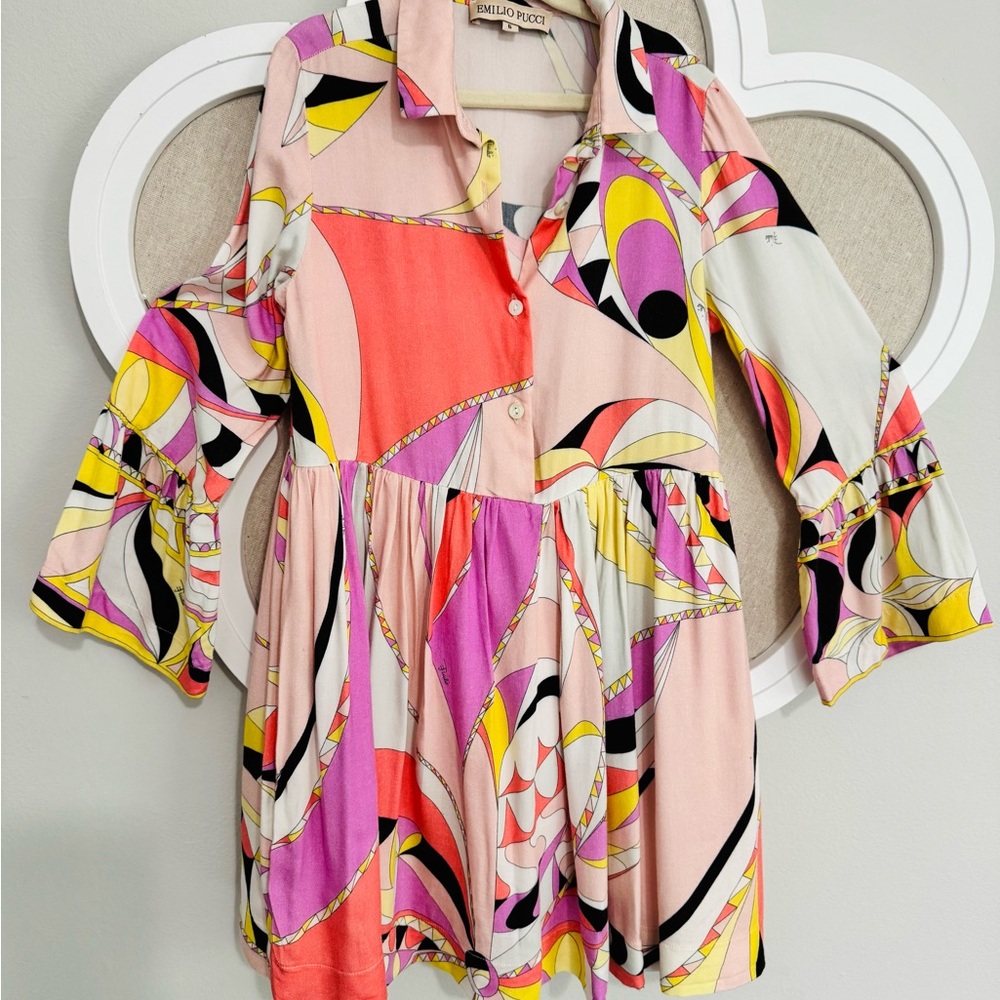 Emilio Pucci Multicolor Abstract Dress
